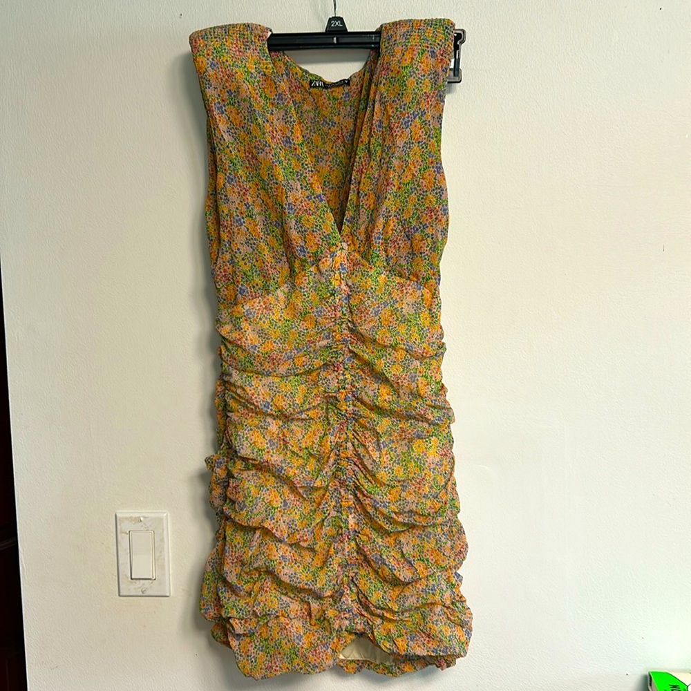 Zara floral dress